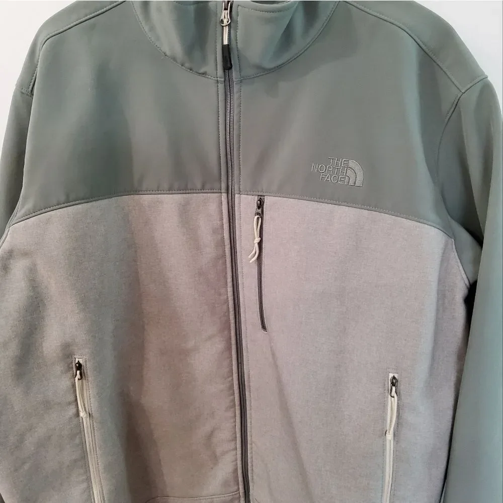 The North Face gray silver